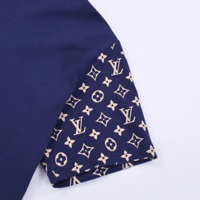 Футболка Louis Vuitton Cotton With Stylish Print "Blue" фото № 4