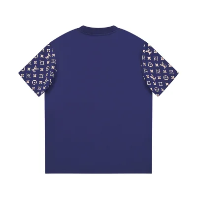 Футболка Louis Vuitton Cotton With Stylish Print "Blue" фото № 2