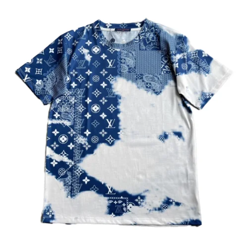 Футболка Louis Vuitton Monogram Bandana "Blue"