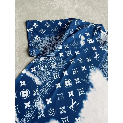 Футболка Louis Vuitton Monogram Bandana "Blue" фото № 7