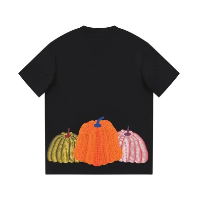 Футболка Louis Vuitton Multicolored Pumpkin Print "Black" фото № 6