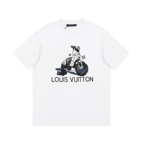 Футболка Louis Vuitton Motorcycle Print "White"