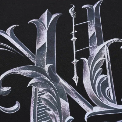 Футболка Louis Vuitton With Large Logo On The Front "Black" фото № 2