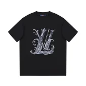 Футболка Louis Vuitton With Large Logo On The Front "Black"