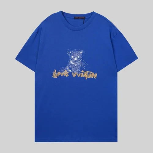 Футболка Louis Vuitton Bear Silhouette "Blue"