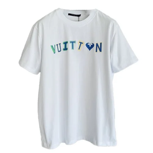 Футболка Louis Vuitton Three Emblems On The Back "White"