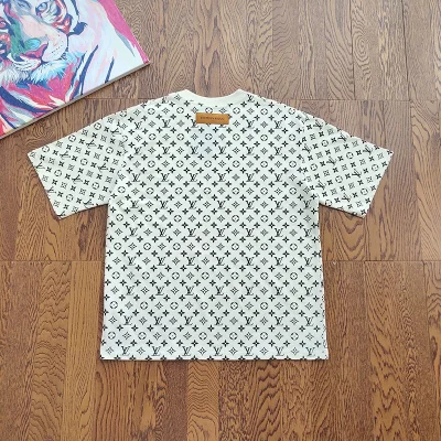 Футболка Louis Vuitton Monotone Emblems Print "White" фото № 3