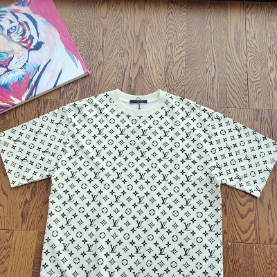 Футболка Louis Vuitton Monotone Emblems Print "White" фото № 8