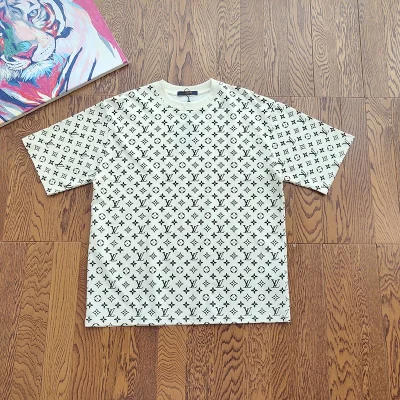 Футболка Louis Vuitton Monotone Emblems Print "White" фото № 9