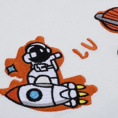 Футболка Louis Vuitton Rocket Flight "White" фото № 4