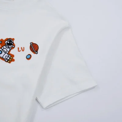 Футболка Louis Vuitton Rocket Flight "White" фото № 5