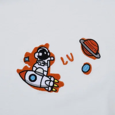 Футболка Louis Vuitton Rocket Flight "White" фото № 6