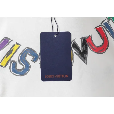 Футболка Louis Vuitton Variegated Letters Flower Logo "White" фото № 3