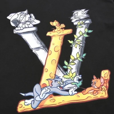 Футболка Louis Vuitton Tom And Jerry "Black" фото № 5