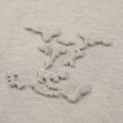 Футболка Louis Vuitton Embossed Monogram Logo "Beige/Gray" фото № 3