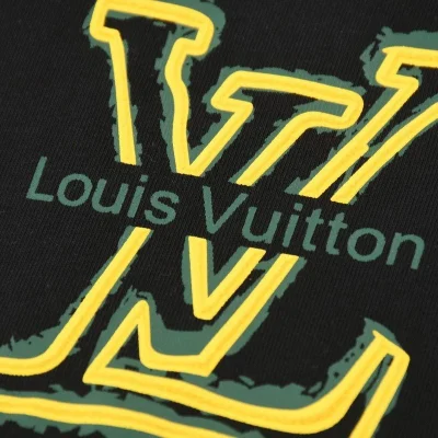 Футболка Louis Vuitton Yellow Logo "Black" фото № 7