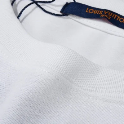 Футболка Louis Vuitton With Inscription On Colored Gourds "White" фото № 6