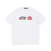 Футболка Louis Vuitton With Inscription On Colored Gourds "White"