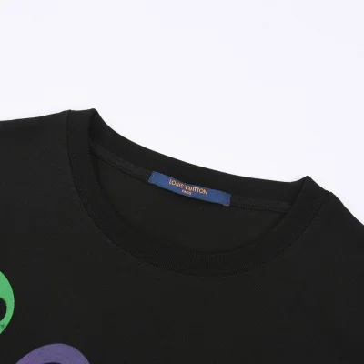 Футболка Louis Vuitton With Stylish Logo Font "Black" фото № 6