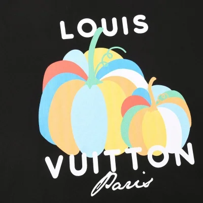 Футболка Louis Vuitton With Pumpkin Print - Unusual "Black" фото № 7