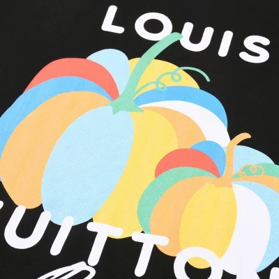 Футболка Louis Vuitton With Pumpkin Print - Unusual "Black" фото № 9