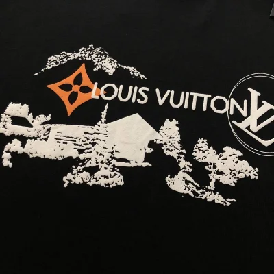 Футболка Louis Vuitton Nature "Black" фото № 6