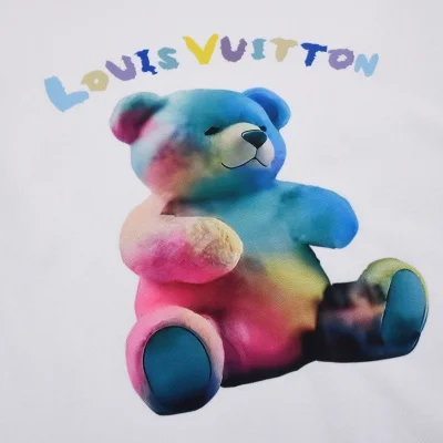 Футболка Louis Vuitton With Colorful Teddy Bear "White" фото № 4