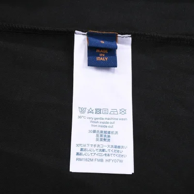 Футболка Louis Vuitton With Variegated Logo "Black" фото № 4