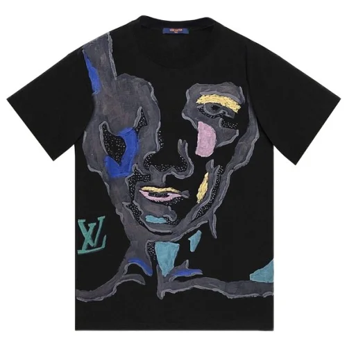Футболка Louis Vuitton Face "Black"
