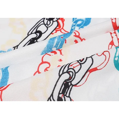 Футболка Louis Vuitton Colored Chains "White" фото № 5