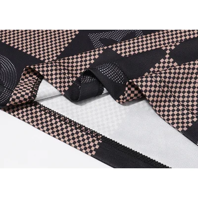 Футболка Louis Vuitton Dark Squares With Logo "Black/Brown" фото № 4