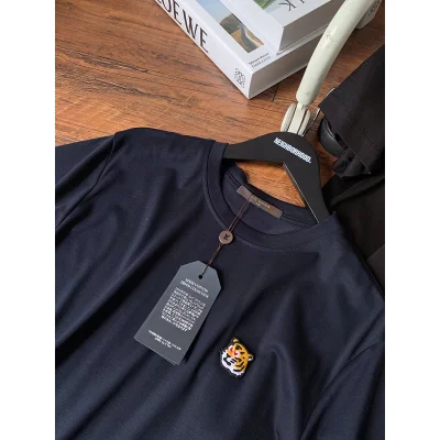 Футболка Louis Vuitton Little Cute Tiger Emblem "Blue" фото № 2