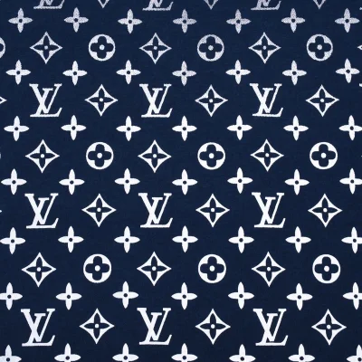 Футболка Louis Vuitton Logos "Blue" фото № 4