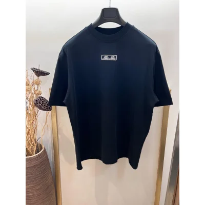 Футболка Miu Miu Frontside Handwritten Logo Miu Miu "Blue" фото № 4