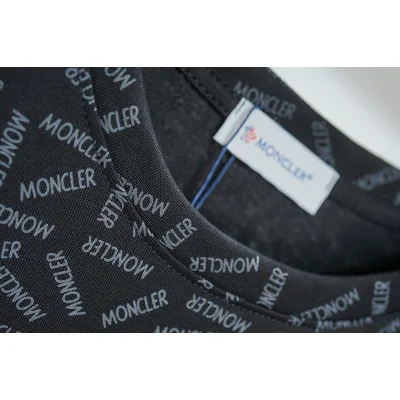 Футболка Moncler Small Inscriptions Of The Brand Name "Black/Gray" фото № 2 Футболка Moncler Small Inscriptions Of The Brand Name "Black/Gray" фото № 2