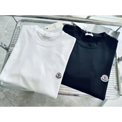 Футболка Moncler With Small Emblem "Black" фото № 4