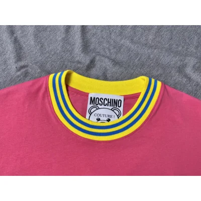Футболка Moschino Logo With Cute Bear "Pink" фото № 3