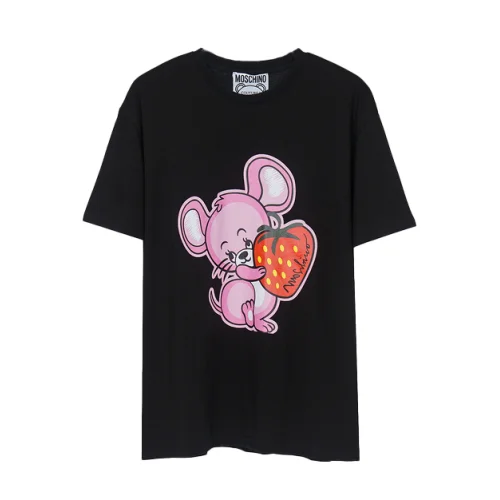 Футболка Moschino Mouse With Strawberries "Black"