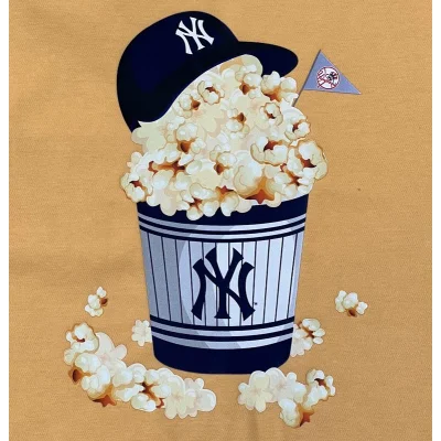 Футболка New Era Popcorn Print "Yellow" фото № 6