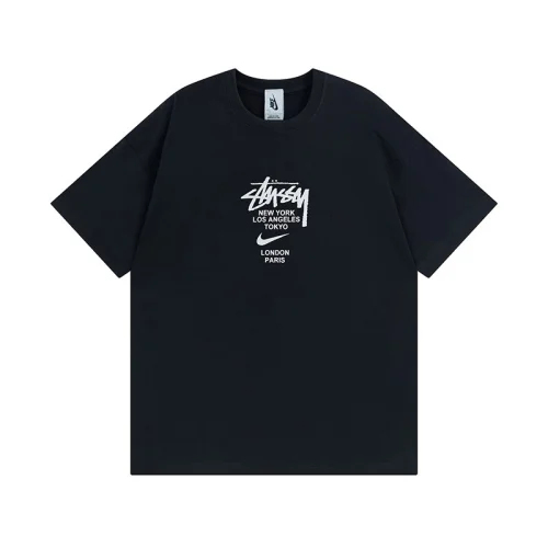 Футболка Nike X Stussy Logos "Black"
