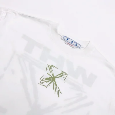 Футболка Off-White WHT Logo "White" фото № 4