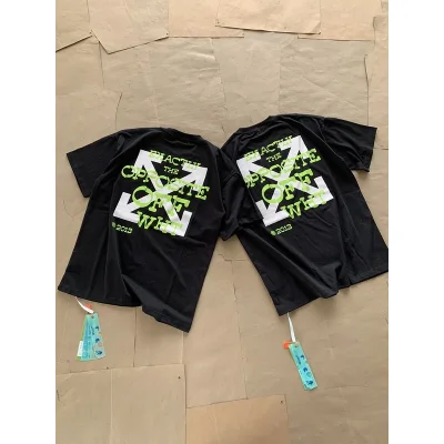 Футболка Off White Exactly The Opposite "Black" фото № 4