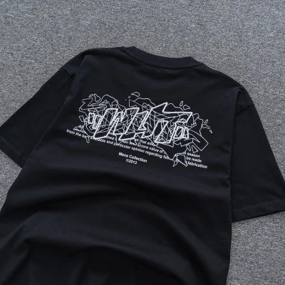 Футболка Off White Exactly The Opposite - Text "Black" фото № 4