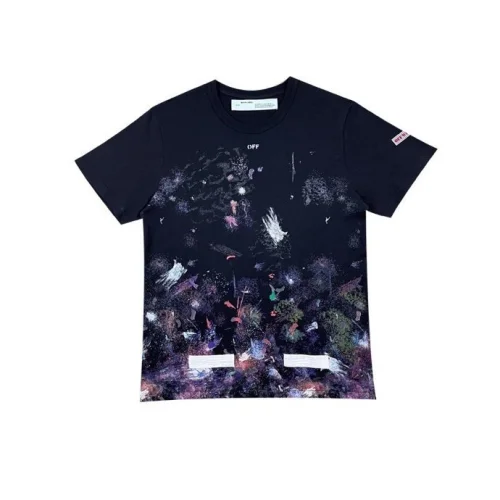 Футболка Off White Abstraction "Black"
