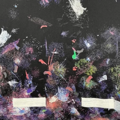 Футболка Off White Abstraction "Black" фото № 3