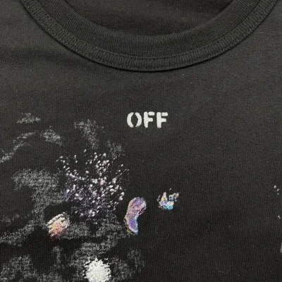 Футболка Off White Abstraction "Black" фото № 4