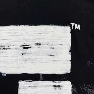 Футболка Off White Abstraction "Black" фото № 6