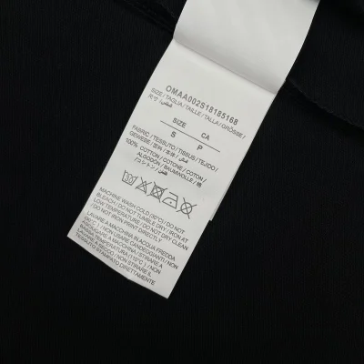 Футболка Off White Logo With The Inscription "Black" фото № 2