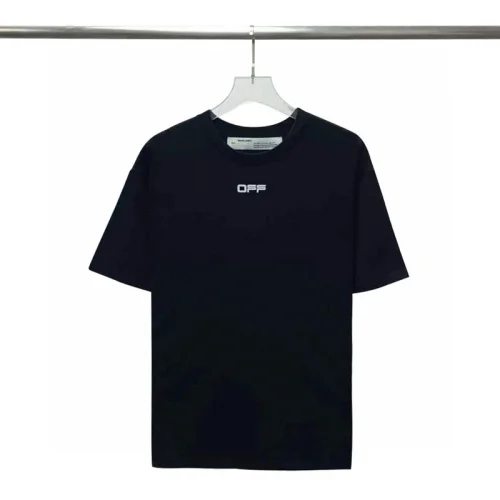 Футболка Off White Logo With The Inscription "Black"