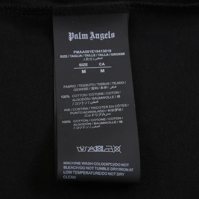 Футболка Palm Angels Color Torn Teddy Bear Print "Black" фото № 2